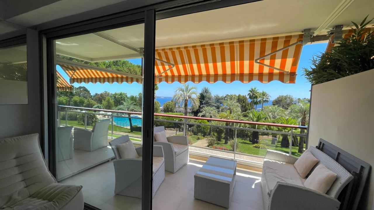 Appartement 2 Chambres Vue Mer Panoramique, Proche Croisette Cannes Vallauris Kültér fotó