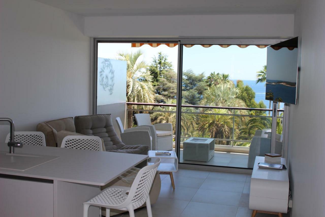 Appartement 2 Chambres Vue Mer Panoramique, Proche Croisette Cannes Vallauris Kültér fotó